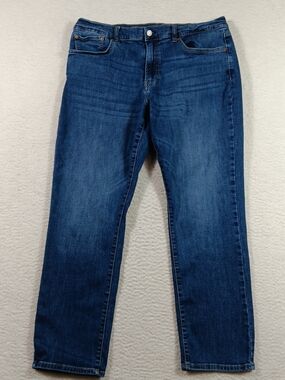 Lucky Brand Jeans Mens 36x30 Blue Denim 410 Athletic Fit Stretch Whiskers